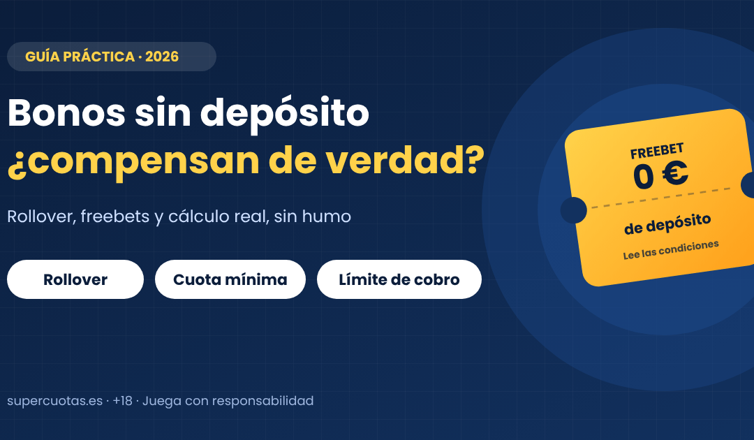 Bonos sin depósito en apuestas: cómo funcionan y cómo saber si compensan